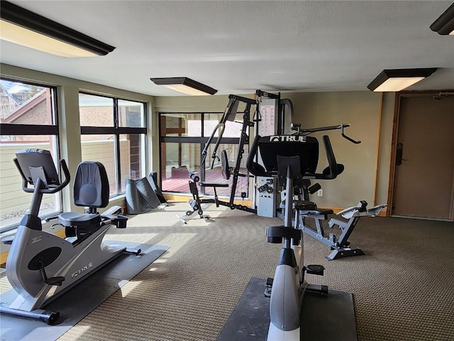 view of exercise room