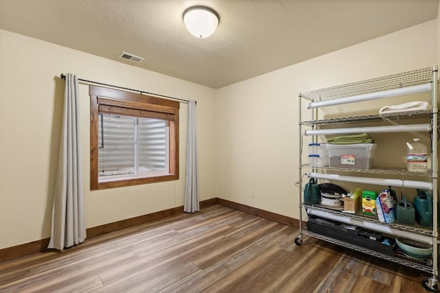 storage room with visible vents