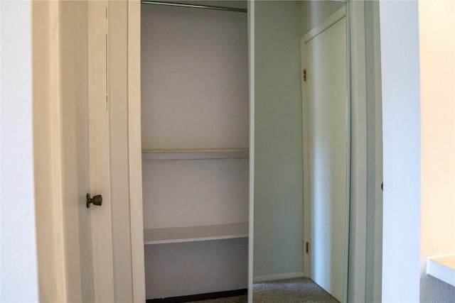 view of closet