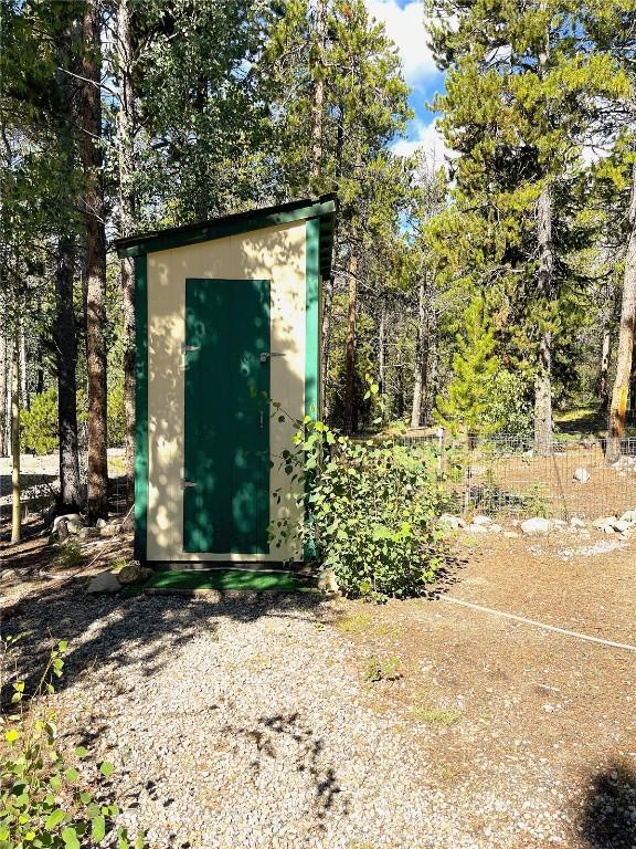 view of outbuilding