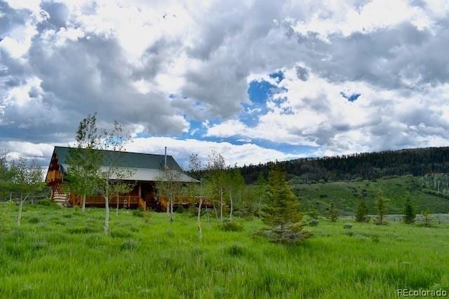 exterior space featuring a rural view