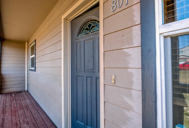 view of entrance to property