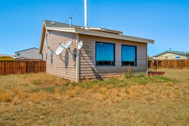 view of rear view of property