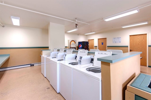 laundry area with separate washer and dryer