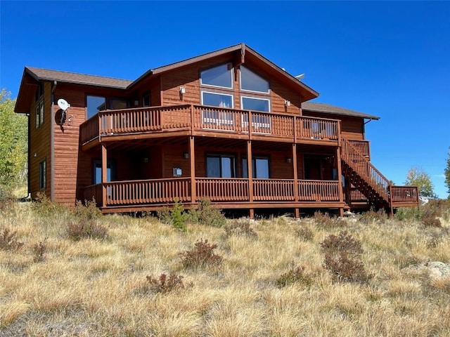 view of rear view of house