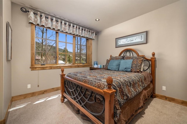 bedroom with carpet flooring