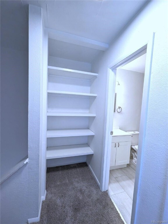 view of closet