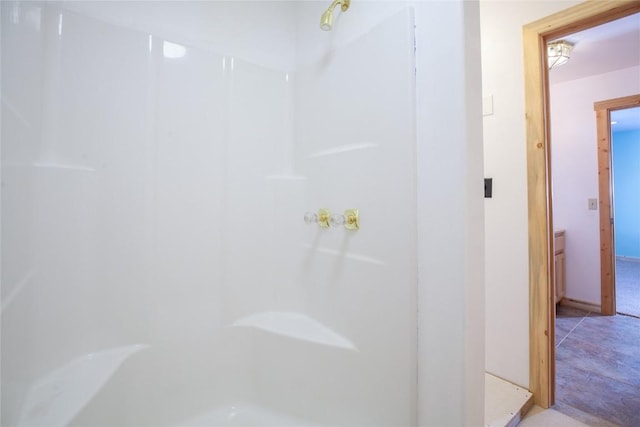 bathroom with walk in shower