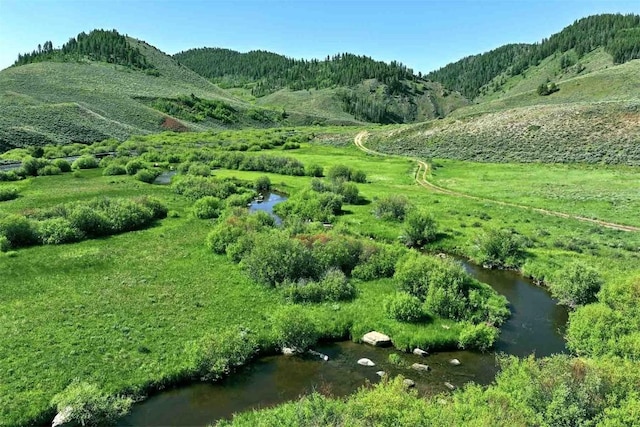 property view of mountains with a water view