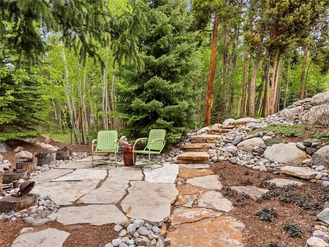 view of patio