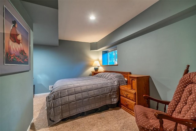 bedroom featuring carpet floors