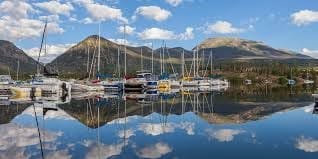 property view of water featuring a mountain view