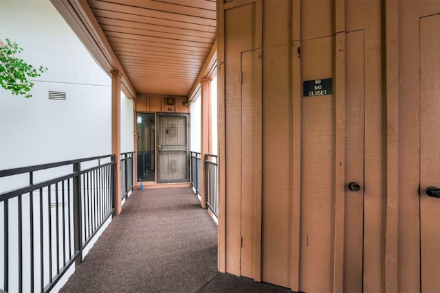 view of hallway