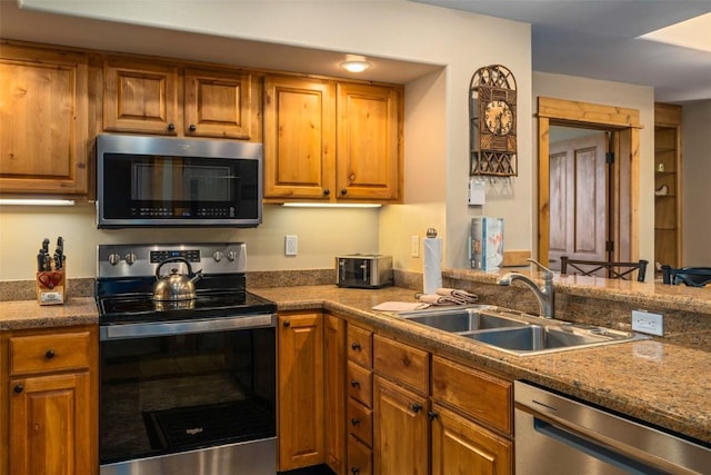 kitchen featuring sink and stainless steel appliances