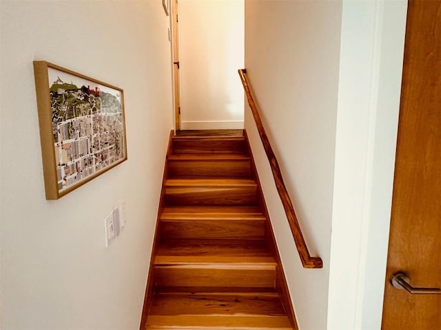 view of stairs