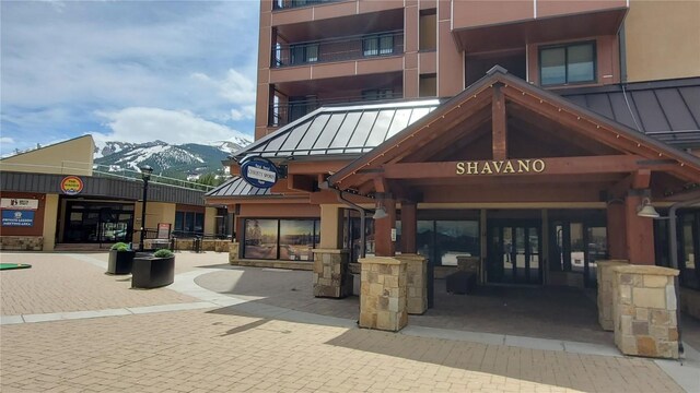 view of property featuring a mountain view