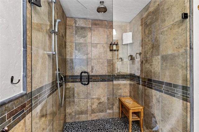 bathroom with walk in shower