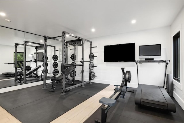 view of exercise room