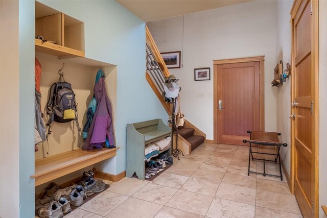 view of mudroom