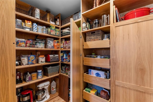 view of pantry