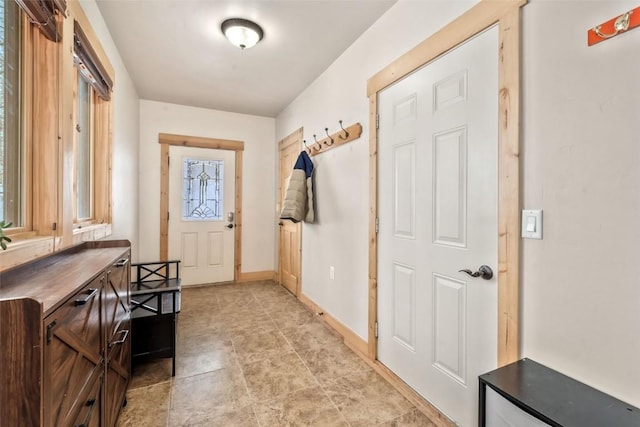 mudroom featuring baseboards