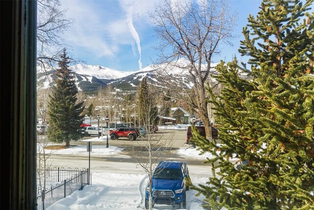 view of street featuring a mountain view