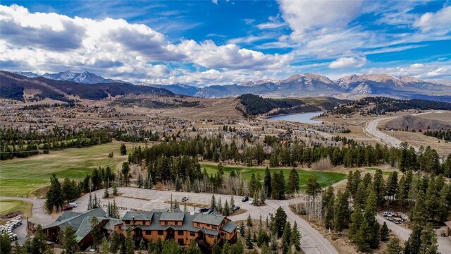 property view of mountains featuring a water view