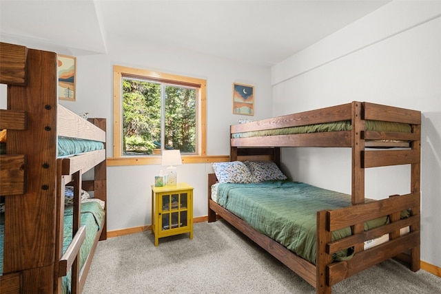 bedroom with carpet flooring