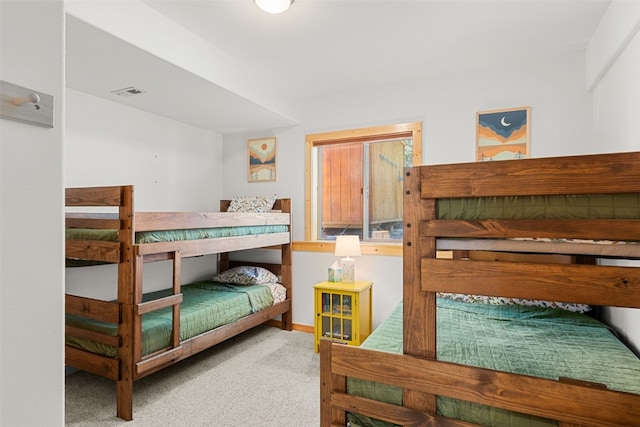 bedroom featuring carpet flooring