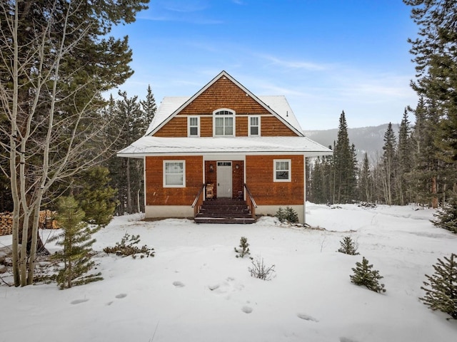 view of front of home