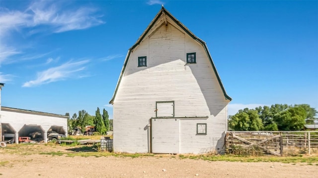 view of rear view of property