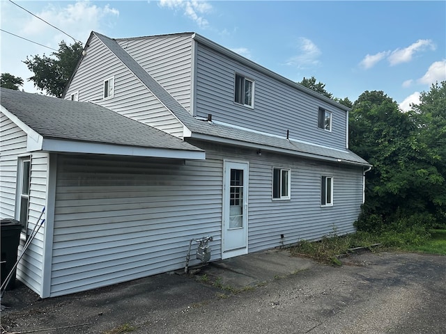 view of back of property