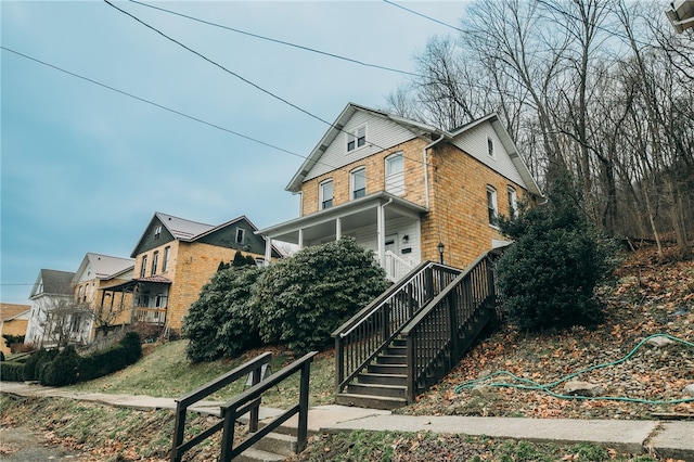 view of front of home