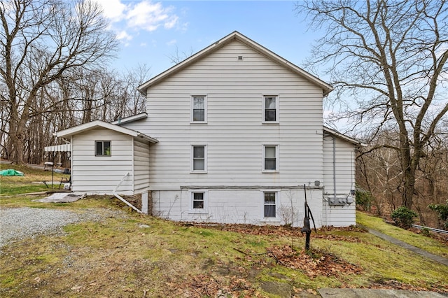 view of back of property