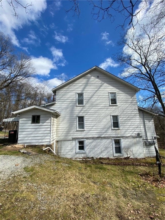 view of back of property