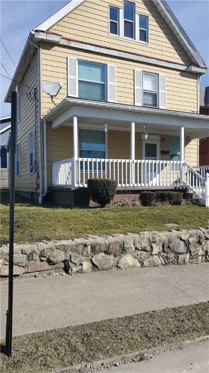 view of front of house featuring a porch