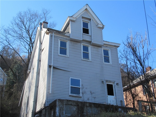 view of rear view of house