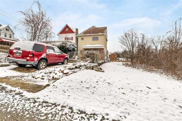 view of front of home