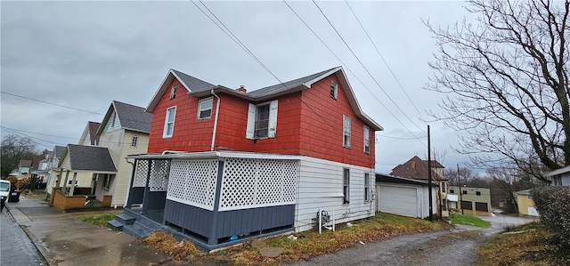 view of home's exterior