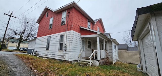 view of back of property