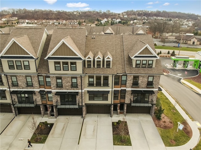 view of rear view of property