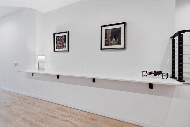 interior space featuring light hardwood / wood-style floors