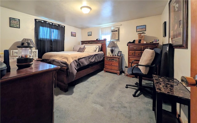 bedroom with carpet floors