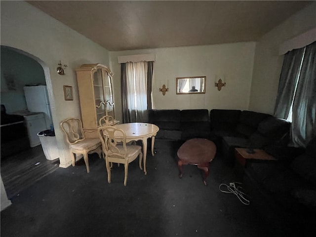 view of dining area