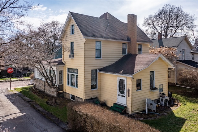 view of rear view of house