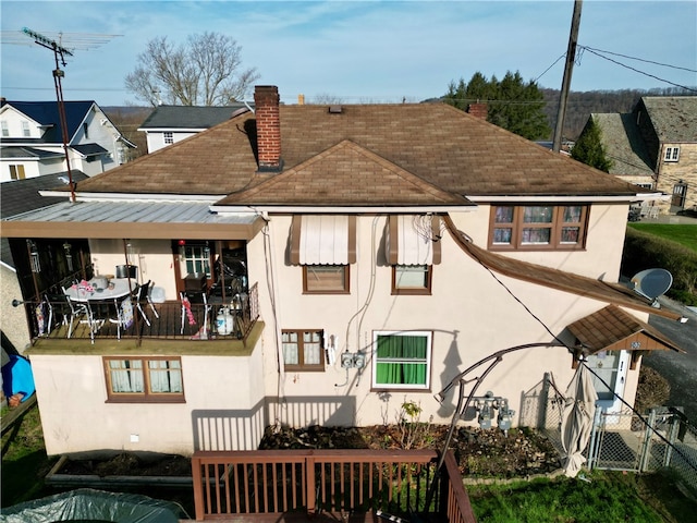 view of rear view of house