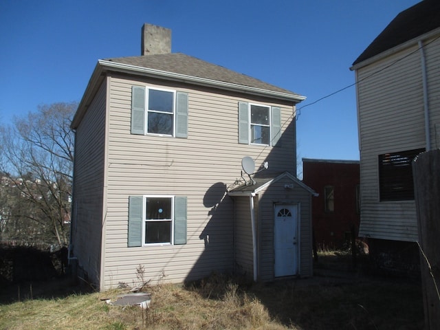 view of rear view of house