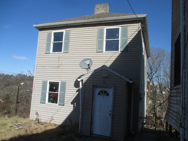 view of rear view of house