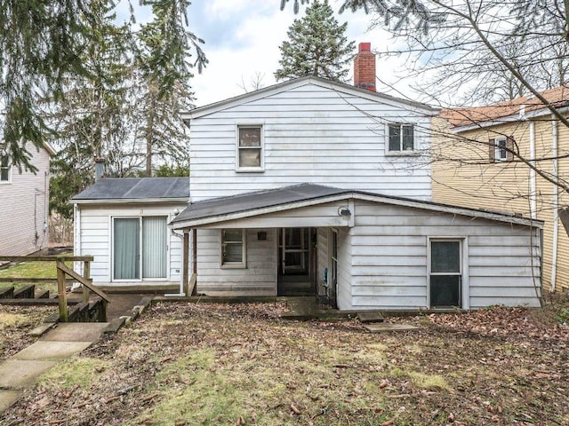 view of rear view of house