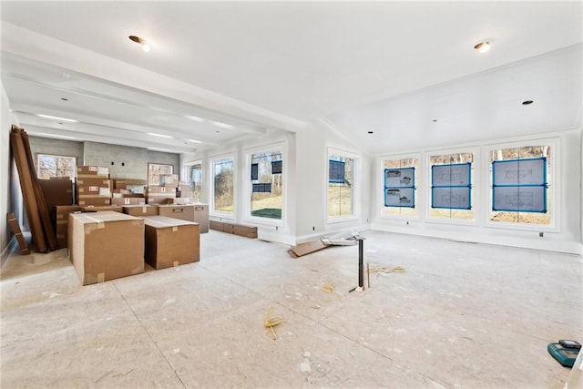 view of unfurnished living room